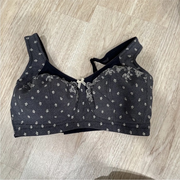 New No Tags Anita Versailles Floral Wire Free Bra 36F - Picture 3 of 8